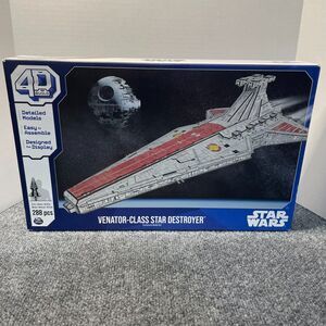 4D Build, Star Wars Deluxe Venator-Class Star Destroyer 3D Model Kit NIB